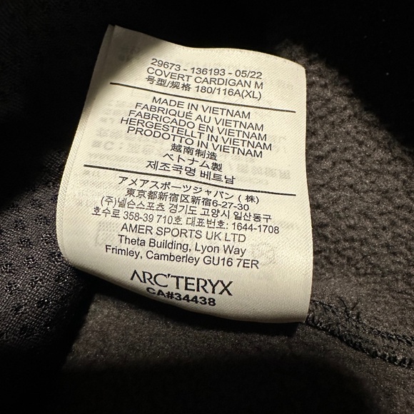 Arc’teryx covert cardigan -XL - Picture 2 of 2